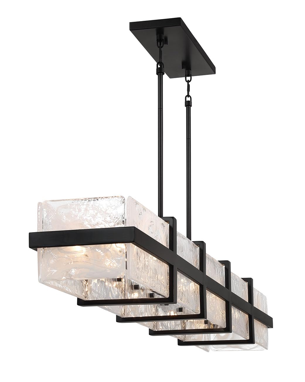3618 66A Cloud Break Cloud Glass Island Light (60" Long)