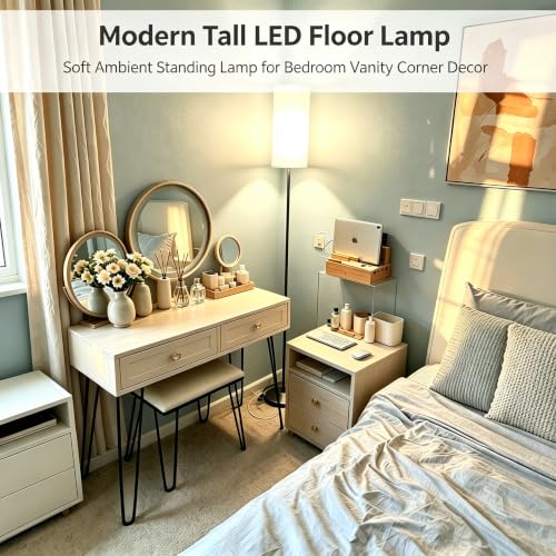 67" Floor Lamps for Living Room with Magnetic Remote