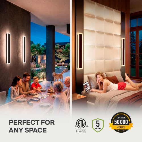 36" LED Linear Wall Sconce (Black)