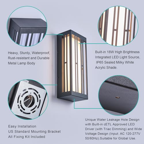 Outdoor LED Wall Light W50LED