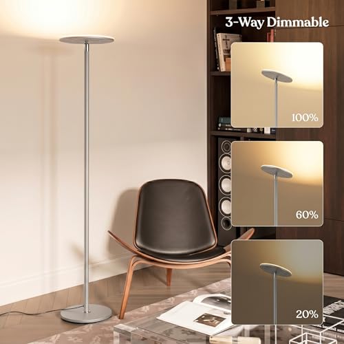 Sky LED Floor lamp (Platinum Silver)