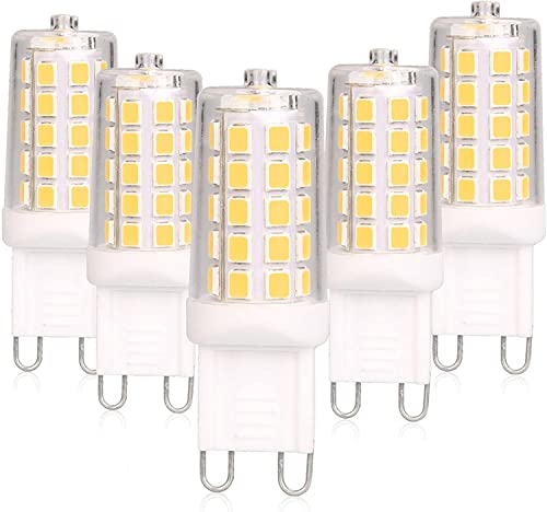 G9 LED Bulb Dimmable 4W 4000K Neutral White 5 Pack