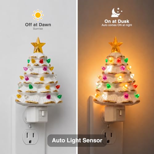 Christmas Tree Night Light (white Christmas Tree / 1 Pack)