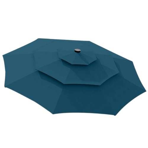 10ft Patio Umbrella with Solar Lights