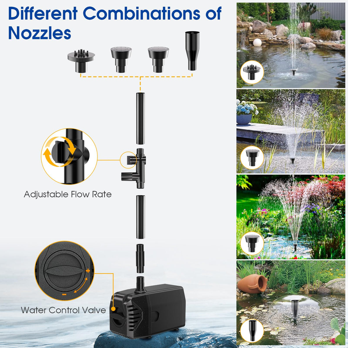Solar Pond Pump 25W (25W Solar Fountain Pump)