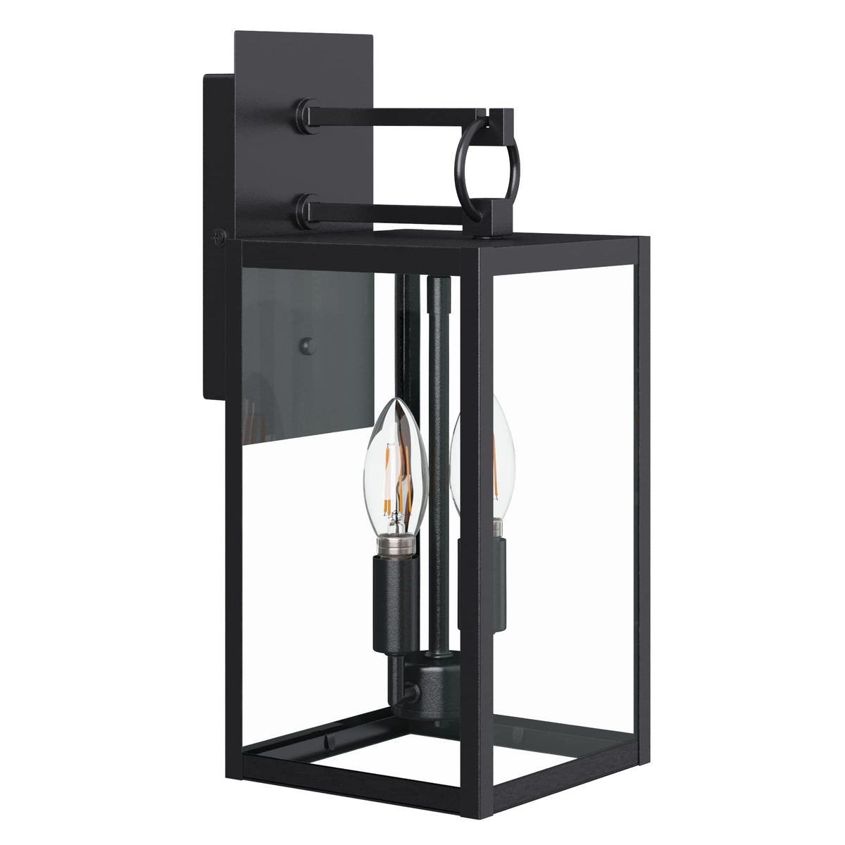 Ferris Outdoor Black Wall Sconce Light Fixture (Ferris Black)