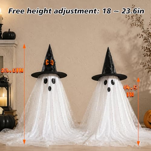2pcs Halloween Decorations Indoor (Small ghost)