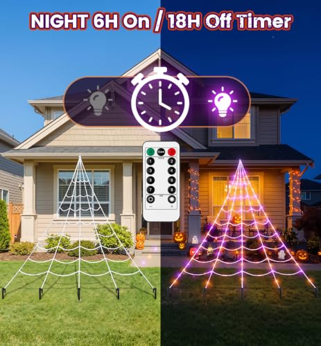 Halloween Spider Web Decorations Outdoor