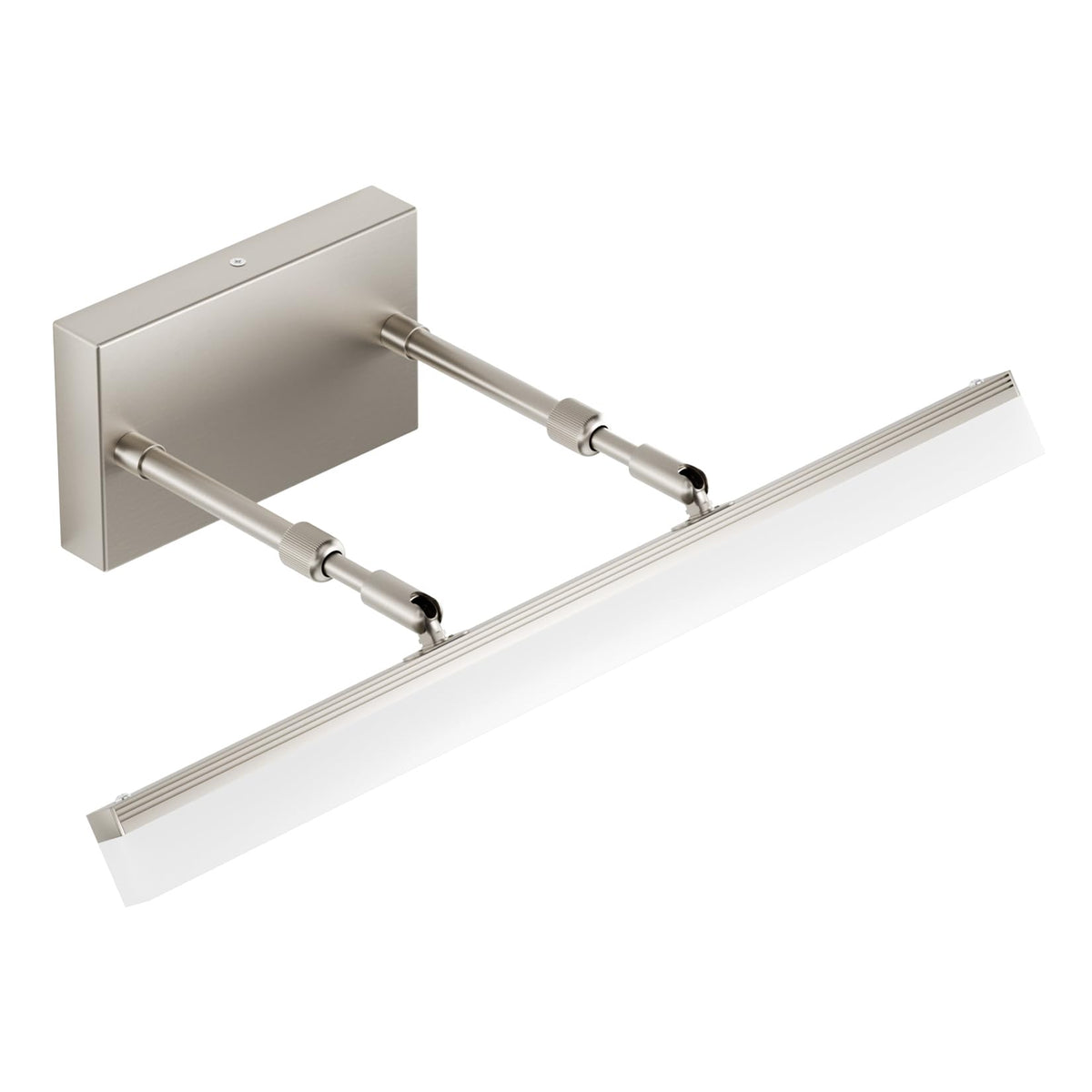 Brushed Nickel Vanity Light Adjustable 20 inch Modern LED Bathroom Light Fixtures Over Mirror Rotatable Vanity Lighting 5500K (Brushed Nickel / 19.7 in)