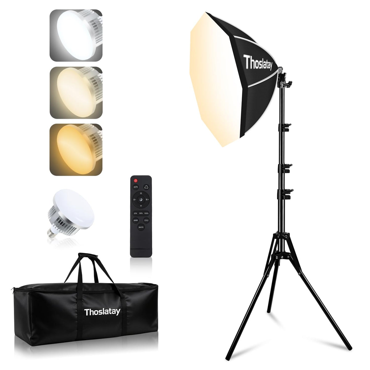 Softbox Lighting Kit 1Pack (2700K-6400K)