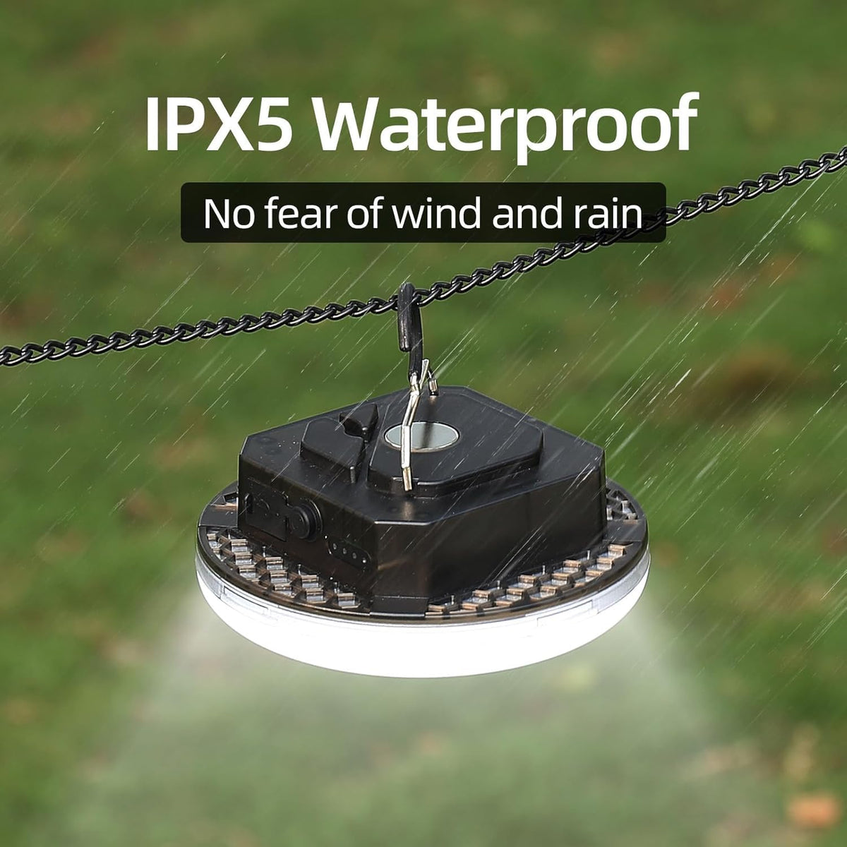 Transparent 40W 5000LM Camping Light (40W 2pcs(Clear))
