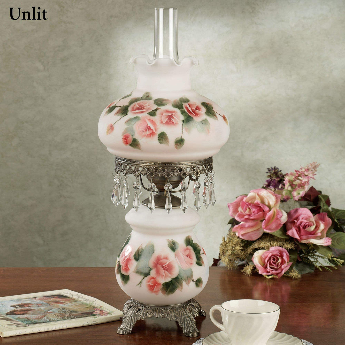 Adelaide Hurricane Style Table Lamp (Adelaide Victorian Hurricane Lamp)