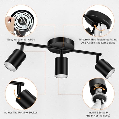 LED 3 Light Track Lighting Kit (3 Light)