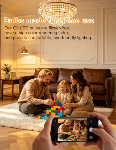 G9 LED Bulb 2700K Dimmable 24packs