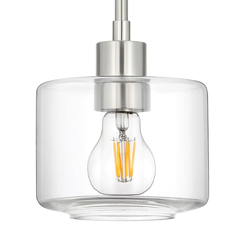 Glass Pendant Lights Kitchen Island