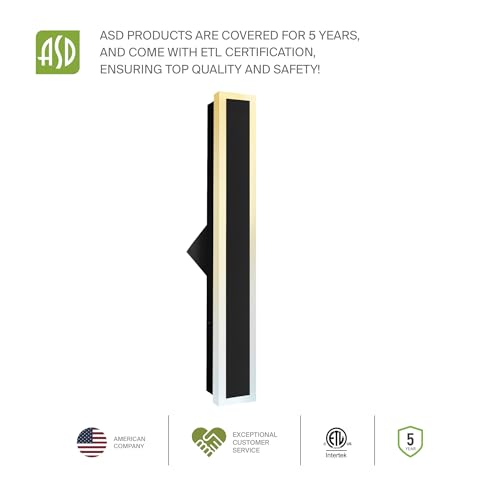 72" LED Linear Wall Sconce (Black)