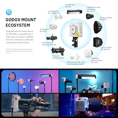 ML100R RGB COB Video Light