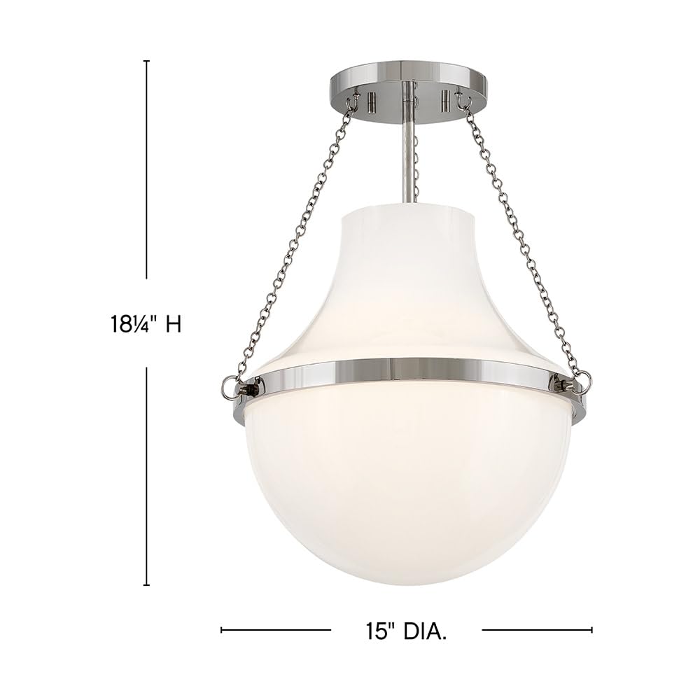 Collins 15" Wide Medium Semi (Polished Nickel / 15")
