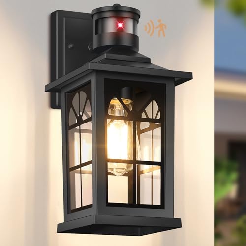 Motion Sensor Outdoor Wall Light Fixture (12.6" (1-Pack))