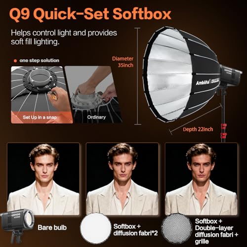 LE200Bi Godox Light Kit 220W Bi (Black)