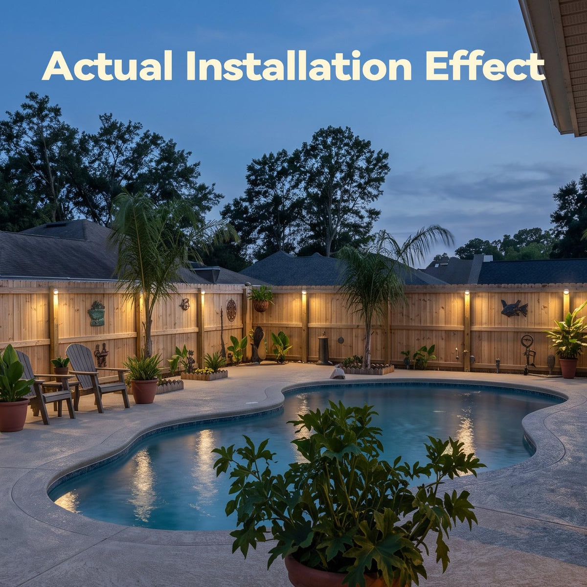6 Pack 5CCT 3.74 Inch Low Voltage LED Deck Lights (White)