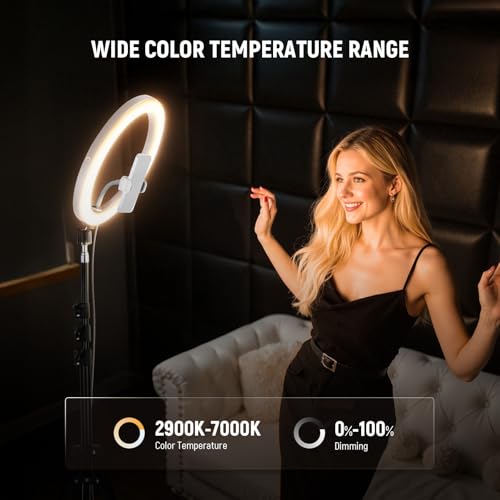 18 inch Ring Light with Tripod Stand and Phone Holder