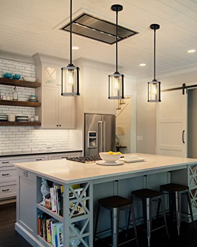 Pendant Lights Kitchen Island (Oak White - Wood Grain / 1-Light Pendant, 1 Pack)