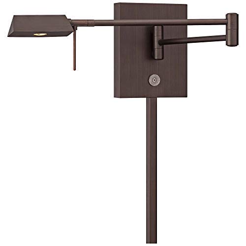 P4318 647 George's Reading Room LED Swing Arm Wall Lamp (Copper Bronze Patina)