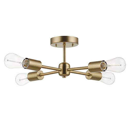 61122 Vane 4 Light Flush Mount Ceiling Light (Sansa)