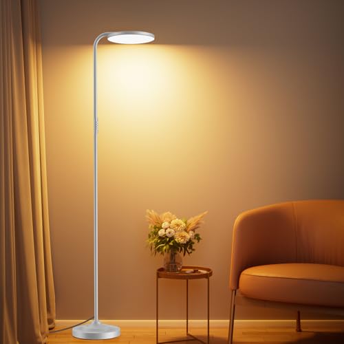 36W LED Floor Lamp (Silver)