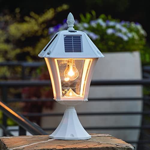 Baytown II Bulb Solar Lamp Post Light Kit 77