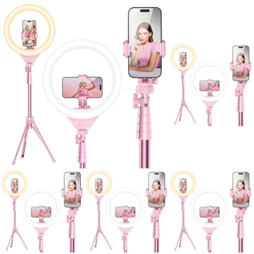 Ring Light with Stand and Phone Holder