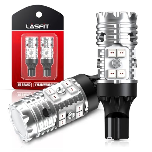921 LED Bulb Red Third Brake Light Fit for 2019 (Red / 921/912/T15)