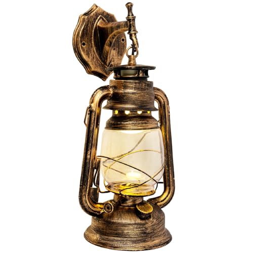 Rustic Wall Sconce Lantern Light (Brass / 1pc)