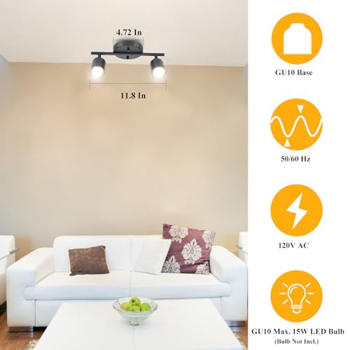 LED 2 Light Track Lighting Kit (2 Light)