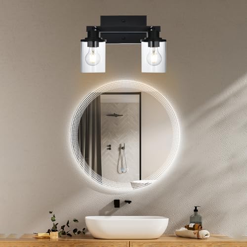 2 Light Kitchen Track Light Fixtures Ceiling Vanity Lights Black (Black / 2 Light)