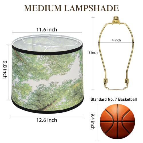 Drum Lamp Shades Set of 2 (Spring Forest)
