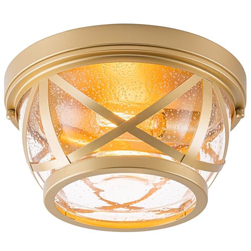 Flush Mount Ceiling Light Fixture Gold (Gold)