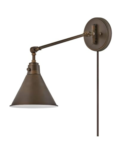 Arti Medium Swing Arm Single Light Wall Sconce (Old Bronze)