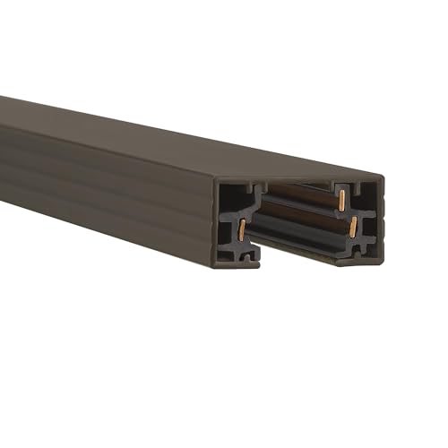 H Track 6FT Single Circuit 120V with 2 Endcaps in Dark Bronze (Dark Bronze / 6 Feet / H-Series)