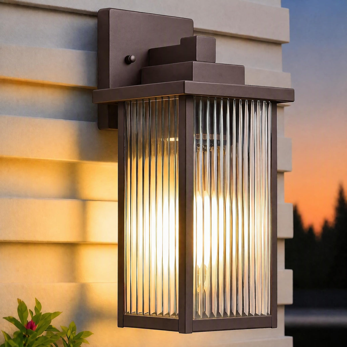 15" Oil Rubbed Bronze Outdoor Wall Light (Oil-Rubbed Bronze / 15''-1 Pack)