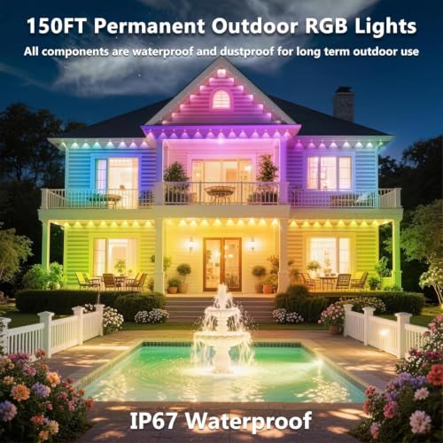 300FT Permanent Outdoor RGB Lights (300FT)