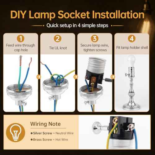Nickel Lamp Socket (Silver)