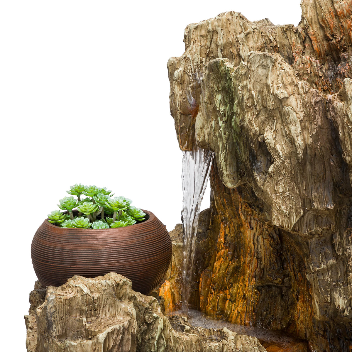 WIN1530 Indoor (52" H - Fountain Flower Pots & LED's)