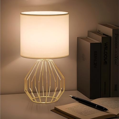 Small Gold Table Lamps (Gold 2 Pack)