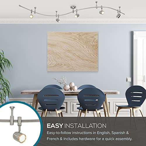 19655 002 Transitional 5 (5-Light / Brushed Nickel)
