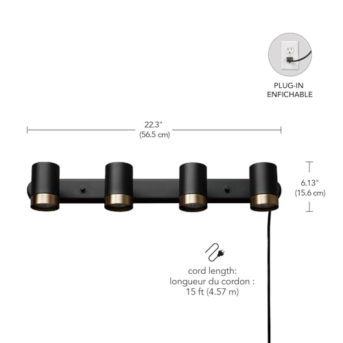 64000047 22" 4 (Dale (Black/Brass))