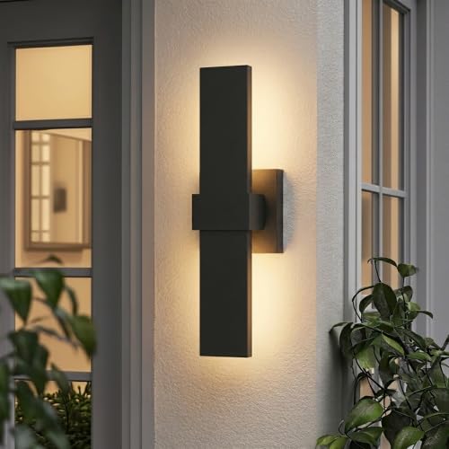 Aluminum 32 in Long Outdoor Wall Light Fixture