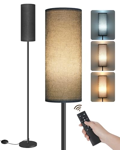 Dimmable Floor Lamp for Living Room with Remote and Foot Switch