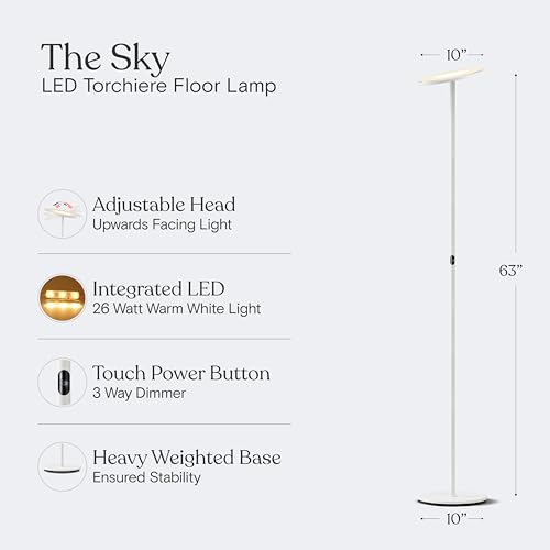 Sky LED Floor lamp (Alpine White)